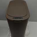 Cesun Bathroom Trash Can with Lid, 5 Gallon Motion Sensor Trash Can, Small Automatic Garbage Can, Touchless Smart Plastic Slim Wastebasket for Bedroom, Office, rv, Living Room, Brown