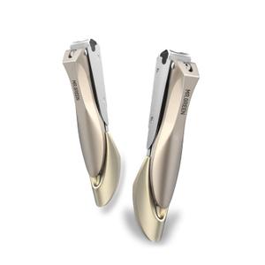 Nail Clippers for Thick Nails, Professional Nail Cutter with Catcher, Medical Grade Stainless Steel, Sharp and Durable Nail Clipper Kit for Men and Women, Bionics Design(Small and Big) M-1210plus
