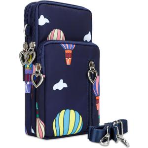 DOB SECHS Small Crossbody Wallet Phone Bag Shoulder Strap Wallet Pouch for Women Mini Crossbody Cell Phone Purse