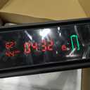 Biometric Smart Gun Safe with Wireless Charging for Phone&Watch, 3 Quick Access Stopbox with Fingerprint Backlit Keypad - Compact Bedside Drawer Safe with LED Light, 24/7 Digital Clock handgun safe (DEEP BLACK)