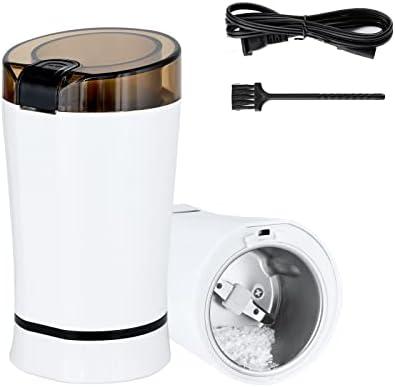 Multifunctional Electric Pill Crusher Grinder-Fine Powder Electronic Pulverizer for Small and Large Medication and Vitamin Tablets-Use for Feeding Tube, Kids,Elderlyor Pets (White 2)