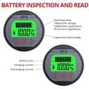 BINTA Shunt Battery Monitor 8-120V 0-150A Voltmeter Ammeter, Voltage Current Meter, Backlight Waterproof Battery Meter for Auto Car RV Motorhome Motor Golf Cart Trucks Boat Solar Panel