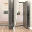 UNITEDPOWER Gun Rack Wall Mount, Metal Shotgun Rack Indoor, Adjustable Rifle Storage Holder with Soft Padding, Gun Display Stand for Closet, Version Parallel to The Wall