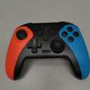 Wireless Switch Controller for Nintendo Switch/Switch 2/Lite/OLED Controller, Switch Controller with a Mouse Touch Feeling on Back Buttons, Extra Switch Pro Controller with Wake-up,Programmable, Turbo Function (Red+Blue)