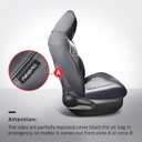 MIROZO RAV4 Seat Covers Full Set Gray,Car Seat Covers Fits 2019-2025 Toyota RAV4 Non-Hybrid LE/XLE/Limited, Waterpoof Toyota RAV4 Seat Covers Car Seat Protector (Not for Adv & TRD-Off,Grey)