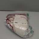 Vctops Red and White Banner Knitted Christmas Tree Skirt 48 Inch Large Vintage Thick Knit Xmas Tree Mat for Holiday Party Indoor Decorations (Red,Diameter 48")