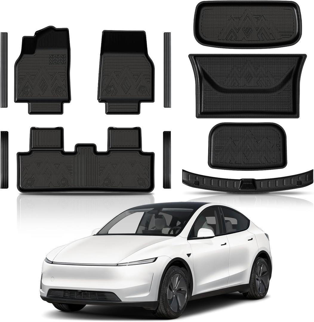 KUST Floor Mats for 2025-2026 Tesla Model Y Juniper (Standard Models Only)