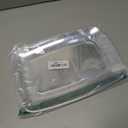 R-kay 6 Pack Clear Plastic Serving Trays For Party, 12.75 x 8.25 In - Heavy Duty Plastic Trays For Food - Rectangular Platters