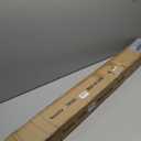 Brushed Nickel Double Curtain Rods, 48-84 Inch, Modern End Cap, 1-Inch Front & 5/8 Inch Back