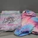 SmoothNovelty 2 Sets Girls Towel Wrap Hair Towel Wrap For Kids With Soft Bath Body Dress Cute Adjustable Bathrobe With Turbans for 3.9-4.9 Ft Kids Girls Wet Hair Rapid Drying (Rainbow Style)