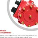 Ignition Distributor Compatible with 1987-1997 GMC Chevy 5.0L 5.7L 7.4L C/K Pickup Truck Van Big Blocks Small Blocks 305 350 454 HEI652R Red Cap