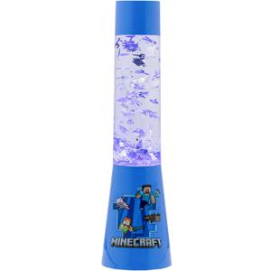 Paladone Minecraft Character Officially Licensed Glitter Flow Lamp or Night Mood Lighting, Gamer Room Dcor for Kids and Tweens