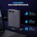 AI Voice Recorder, App Control, Transcribe, Summary and Mind Map, 64GB for Lectures, Meetings, Interviews, Creative Work and Calls with Case (Gunmetal)