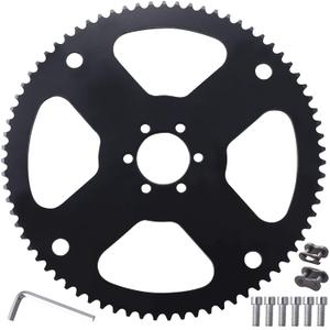 35 Chain 75 Tooth Rear Chain Sprocket cog Compatible with Coleman CT100U Trail Motovox MBX10 MBX11 MM-B80 Classic 1000w Electric Mini Bikes Go Kart Drift Trike Profile 6 Hole