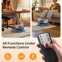 YOSUDA Under Desk Elliptical Electric, Elliptical Machine for Seniors,Fully Assembled Seated Pedal Exerciser with Remote Control with Free Footstraps & 10 Adjustable Speeds