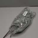 6 Pieces Frosted Artificial Cedar Pine Branches Sprigs 17" Snowy Faux Cedar Twig White Winter Greenery Stems Pine Picks Cedar Spray for Christmas Tree Craft Wreaths Garlands Holiday Season Decor (6)