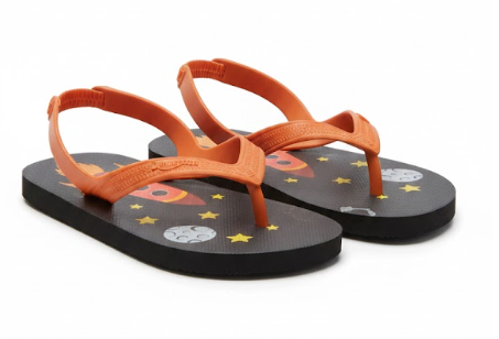 Toddler Boys Girls Flip Flops Kids Unicorn Dinosaur Sandals Beach Pool Water Shoes with Back Strap 6