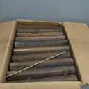 Wood Garden Edging, Natural Wooden Solid Log Fence Border Decorative for Flower Bed Barriers and Landscape Fencing, 11.8 in H x 3.0 ft L, 1.9 in Diameter (4PACK)