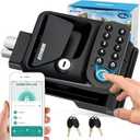 Kohree Upgraded RV Door Lock Keyless Entry, 4-in-1 RV Door Locks Replacement Bluetooth with APP, Fingerprint, Password, Keys, RV Keyless Entry Door Lock for Trailer Camper RV Travel Trailer Door Latch