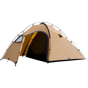 2 Person Camping Tent with Stove Jack, Waterproof Tent, Double Door Design, Easy Setup Y-Pole Structure, 4-Season, Spacious Hot Tent for Winter Backpacking Hiking