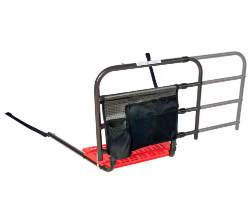 Stander Wonder Pivot Bed Rail, Adjustable Safety Assist Railing with Swing Down Guardrail for Elderly Adults, Fits Mattresses 8 to 12 Inches Thick, ASTM Safety Approved Bedrail