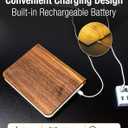8.3 Inch Wooden Book Lamp, Book Lovers Gifts,Teacher Appreciation Gifts for Women, LED Ambient Lighting, Magnetic Mood Lighting for Home&Library Decor (Walnut)