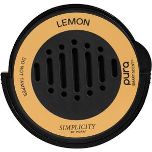 Pura and Simplicity - Car Scent Refill - Fragrance Car Diffuser - Clean & Safe Luxury Diffuser Scent - Long-Lasting Fragrance for 30 Days of Aroma - Must-Have for Car - Lemon