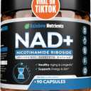 13,510mg NAD+ Supplement- Nicotinamide Riboside, Resveratrol, Quercetin & BioPerine (High Absorption)- Natural NAD Booster for Anti-Aging, Cellular Energy, Skin- For Women & Men- 90 V Capsules