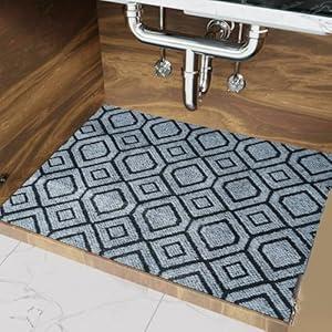 Under Sink Mat, Waterproof Shelf Liner Mats for Kitchen and Bathroom Sinks, Original Premium Absorbent Mats Protect Cabinet, 24 X 30 inches
