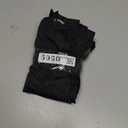 1 Black Curtain 6 Rings, 64x40 in