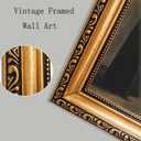 LHHJDIO Vintage Gold Framed Wall Art Farmhouse Fruit Canvas Wall Art Rustic Pears Picture Wall Decor Still Life Fruit Art Prints for Kitchen Dining 16"x24"