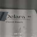 Delara Full/Queen Size Organic Wool Comforters Duvet Insert, Ultra-Soft GOTS Certified 100% Organic Cotton Shell All Season Merino Wool Comforters Hotel Collection Comforter, 300 GSM All Season Warmth Queen,(88" x 92")