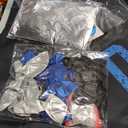 13th Birthday Decoration Set for Boys Girls, Official Teenager 13 Birthday Party Banner Backdrop, Large 13 Foil Balloons, Explosion Star Balloons, 13th Birthday Photo Props Decor, Blue Silver