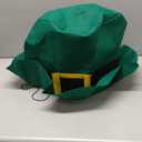 Geyoga 12 ft Skeleton Accessories St Patrick's Day 12 Foot Skeleton Leprechaun Hat Green Outdoor Giant Skeleton Clothing for Garden Lawn Decor