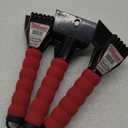 Bigfoot 9" Dual-Head Ice Sraper - Car Glovebox Size - Polyethylene 1702, 3 Pack