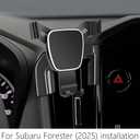 Car Phone Holder for Subaru Forester 2025 2026 Auto Accessories Navigation Bracket Interior Decoration Screen Dash Board Mobile Cell Phone Mount case