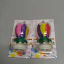 2 x 14 Rotating Lotus Birthday Candles with Music for Parties: Celebrate in Style (Color)