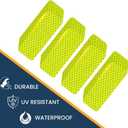Reflective Stickers Made of 3M DG3,Super Reflection, Safety Reflective Tape for Car Trailer Truck Bike Motorcycle, 25 Pcs Fluorescent Yellow-Green Outdoor Waterproof Ultimate in Safety Technology.