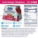 Ocean Spray Cran-Energy Cranberry Raspberry Juice Drinks, 10 Fl Oz Bottles, 6 Count (Pack of 1) (EXP 01/07/27)