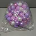 GOGOSO Ball Pits Balls for Toddlers Pack of 50 100 200 Plastics Shape Ball Non-Phthalate Non-BPA Non-Toxic 2.2-Inch Crush Proof Play Balls (Pearl Purple Colors)