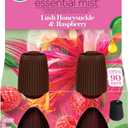 Air Wick Essential Mist Refill, 2 ct, Lush Honeysuckle & Raspberry, Essential Oils Diffuser, Air Freshener (0.67 Fl Oz (Pack of 2))