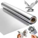 Heavy Duty Aluminum Foil Roll - 0.07MM Extra Thick Craft Metal Sheets for DIY, Repairs & Art Projects, Multipurpose Tin Foil for Art, Gifts & Home DIY Projects, Silver (12" Wide x 20ft Long)