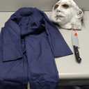 Michael Costume for Kids, Scary Halloween Costume with Mike Mask and Toy Knife, Halloween Killer Cosplay for Kids Small