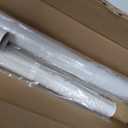 MEXAU White Tension Curtain Rods 41-146 In Extra Long Outdoor Patio Curtain Rods No Drilling Adjustable Heavy Duty Tension Rods for Windows Bathroom Living Room Curtains, Rod Diameter 1.26In