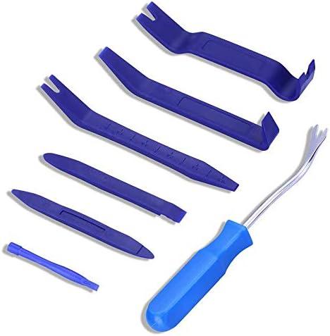 7pcs Car Trim Removal Tool Car Pry Tool Kit, Door Panel Clip Removal Set for Vehicle Dash Radio Audio Installer