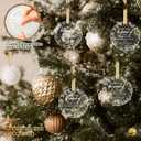 Barydat 24 Sets Thank You Gift Christmas Ornament for Employees Coworker Team Acrylic Hanging Ornament for Christmas Tree May You Be Proud Appreciation Gifts with Card Ribbon for Staff Nurse Teacher