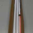 White Curtain Rods for Windows 28 to 48 Inch, 5/8" Diameter Heavy Duty Metal Splicing Adjustable Small Curtain Rod With Bracket(2.3-4 Feet)