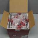 Set of 3 Christmas Lighted Gift Boxes, Battery Operated Xmas Present Boxes, Warm White LED with Bows for Indoor Christmas Tree, Yard, Home Decor