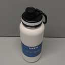 Takeya White Originals Vacuum-Insulated Stainless-Steel Water Bottle, 32oz (50012)