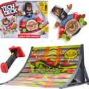 TECH DECK Shred N' Blast Sk8board, Motorized Finger Skateboard Toy with Rider & Ramp for Fast Tricks & High Jumps, Kids Toys for Boys and Girls Ages 6 & Up, Batteries Required